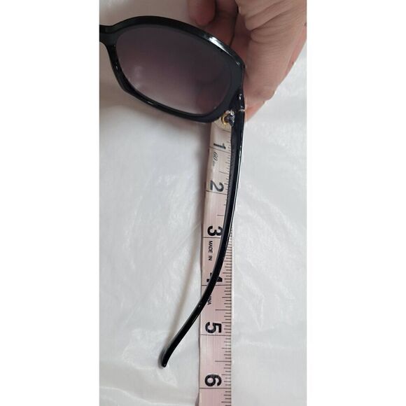 Foster Grant Oversized Black Sunglasses with Crystal Details Maxblock Scratch Re - Picture 9 of 11